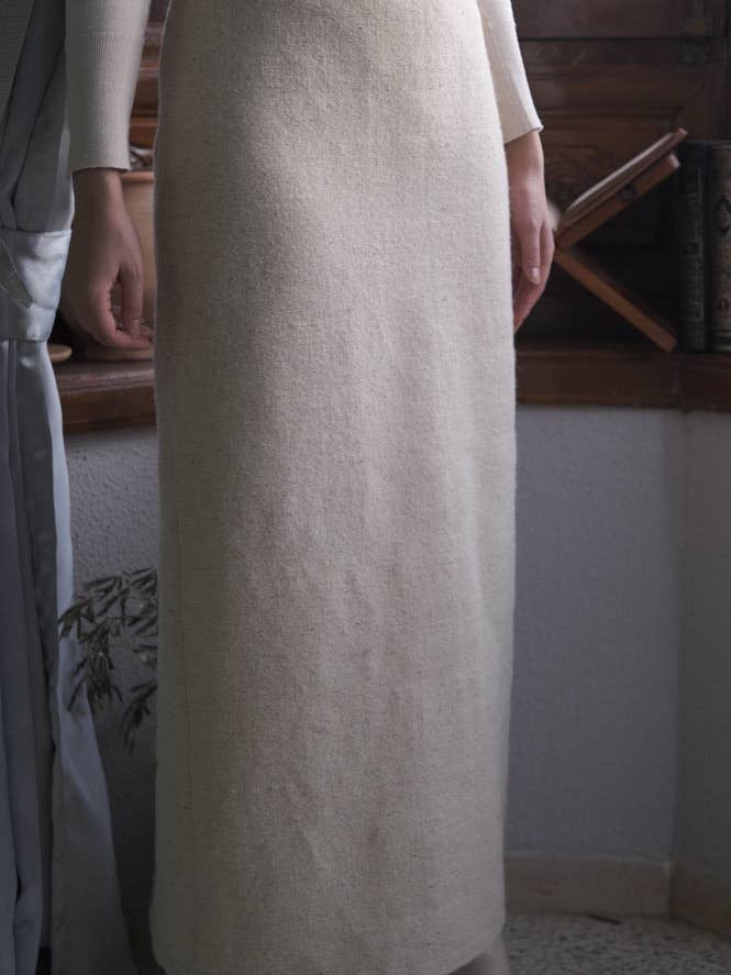 The Pleated Pencil Skirt | Taliba VII for wholesale by TŪNIQ