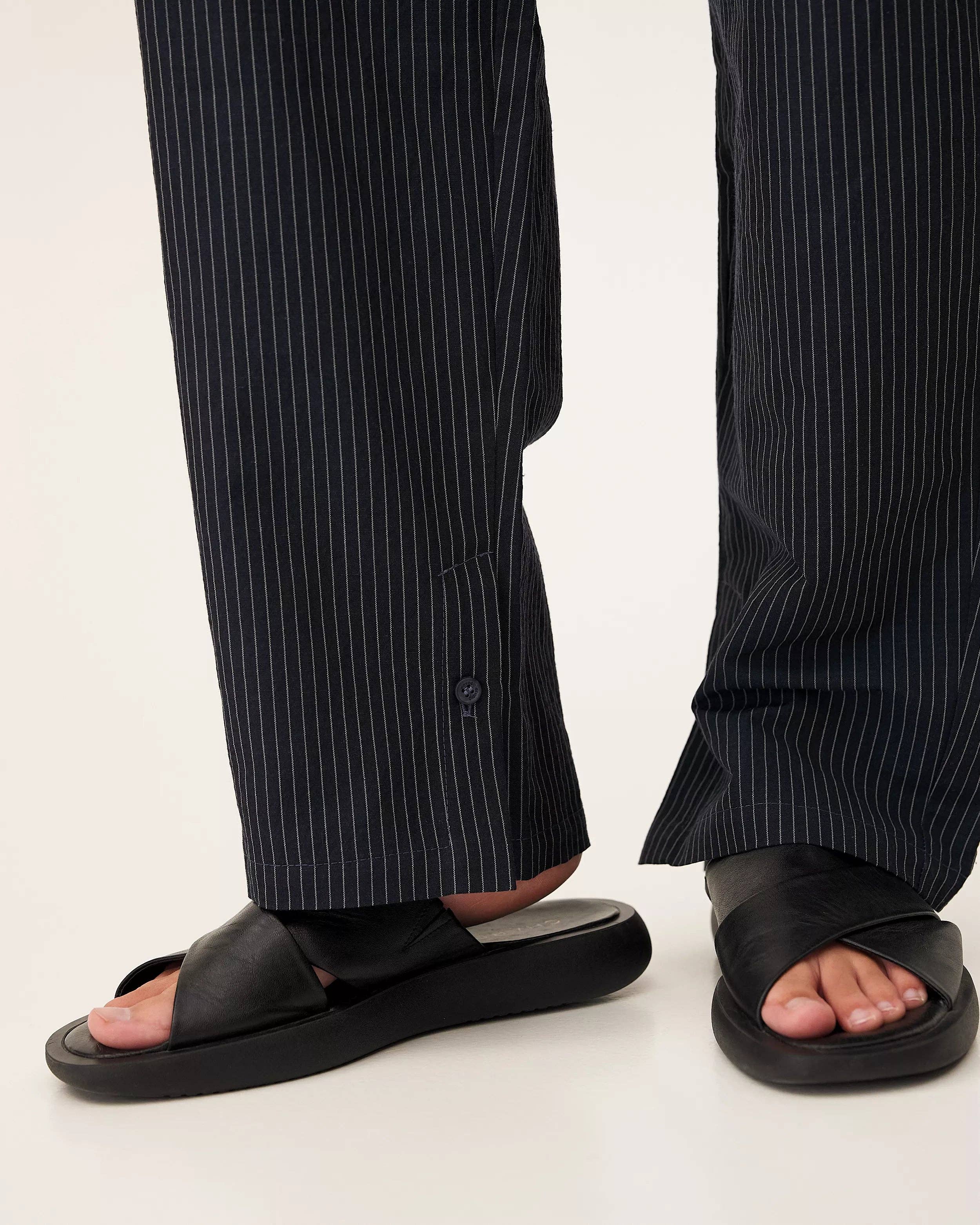 NOYOCO - Wholesale Pants - Women's - Helio midnight stripes pants8