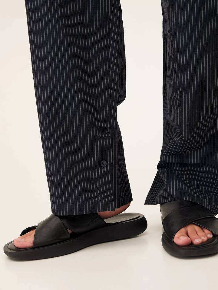 NOYOCO - Wholesale Pants - Women's - Helio midnight stripes pants8