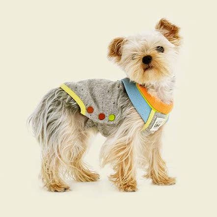 Wool Tweed Vest Gray for wholesale by Likapaws / Heinemann Trading GbR