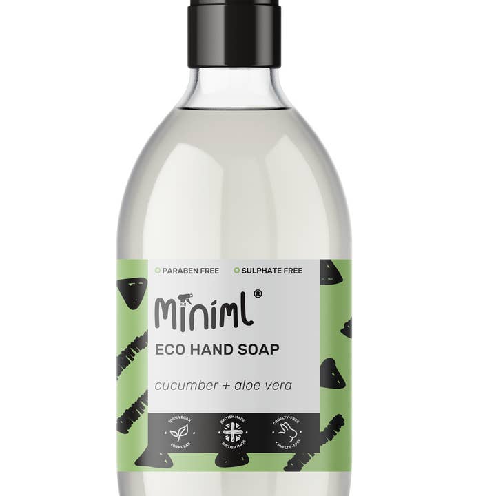 Hand Soap - Cucumber + Aloe - 12 x 500ML Glass for wholesale by Miniml