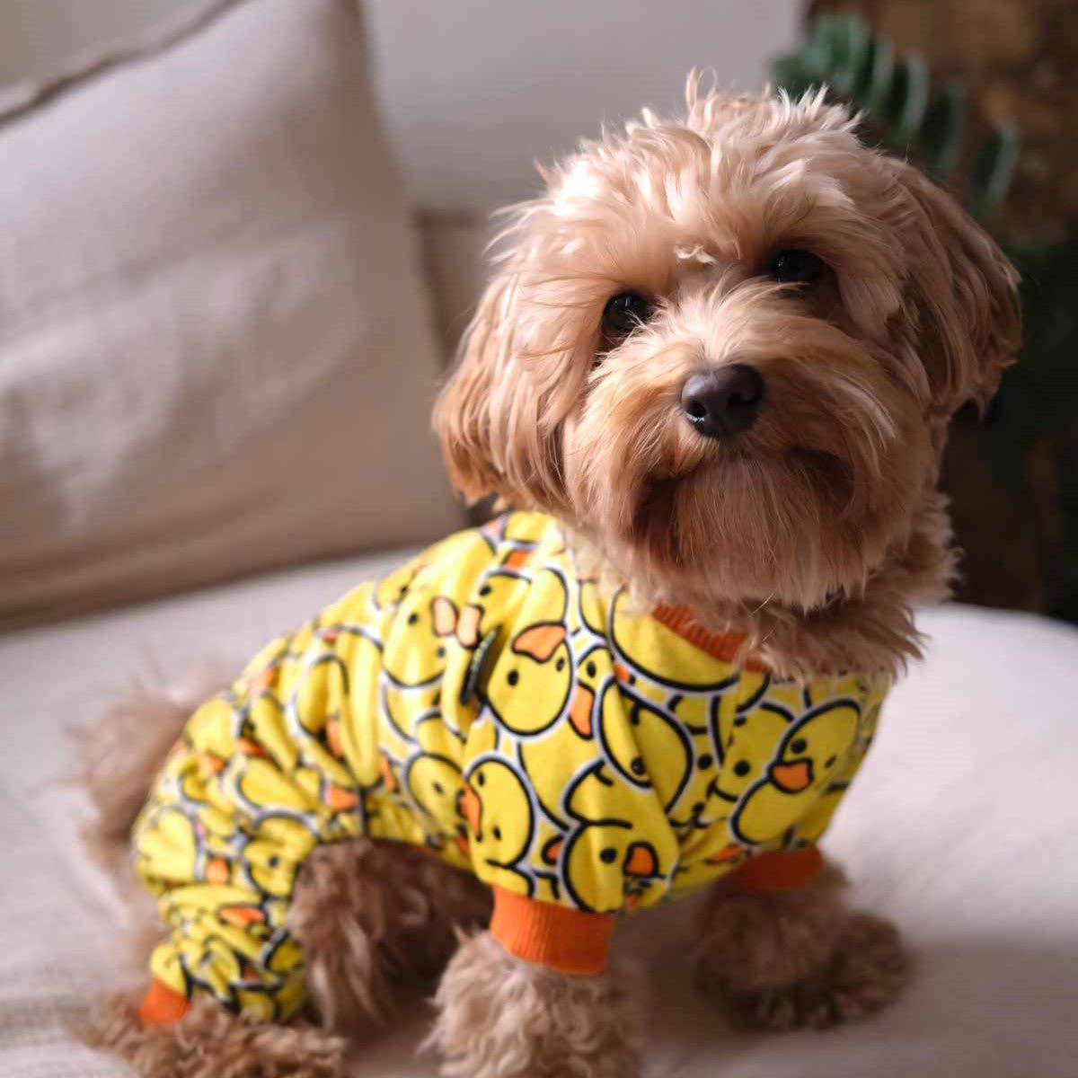 Amarillo Pijama de pato de goma de venta al por mayor en Faire2