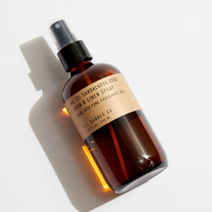 Sandalwood Rose - 7.75 fl oz Room & Linen Spray for wholesale by P.F. Candle Co.