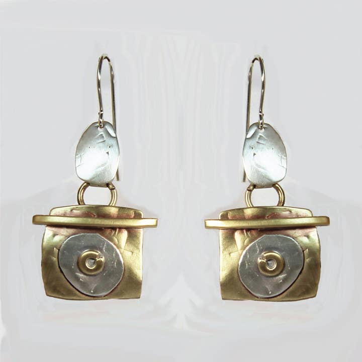 Whitney Designs Ltd. - Wholesale Dangle Earrings - Lily Pads Earrings S&B - Sterling Silver ear wires  Handmade0