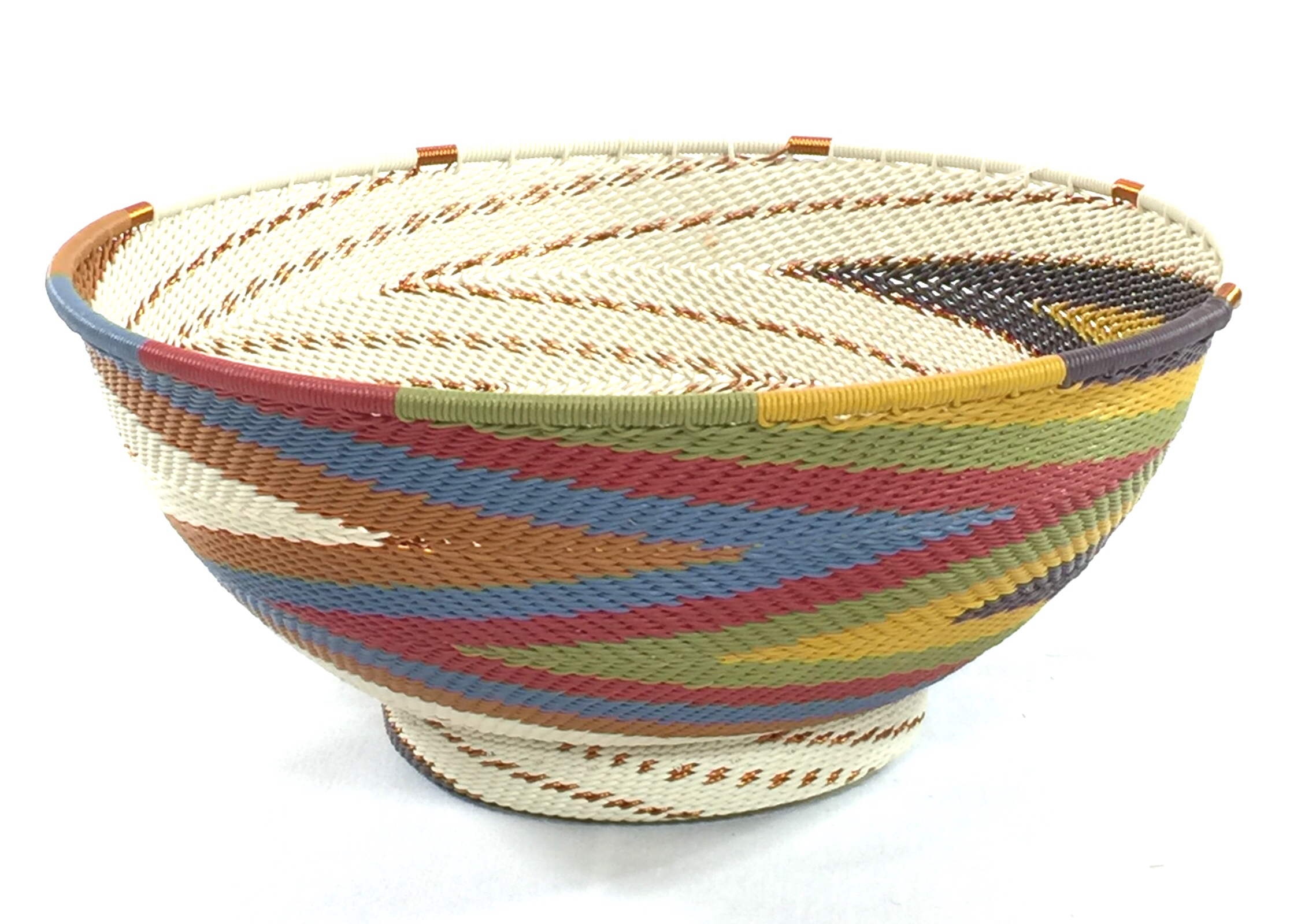 Bridge for Africa - Wholesale Decorative Plate/Dish/Bowl - TW Collection - White Desert4