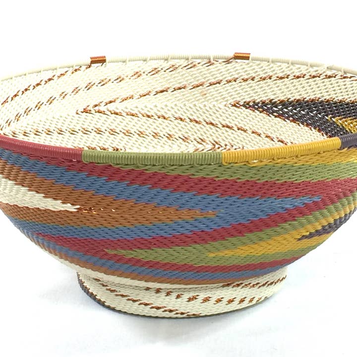 Bridge for Africa - Wholesale Decorative Plate/Dish/Bowl - TW Collection - White Desert4