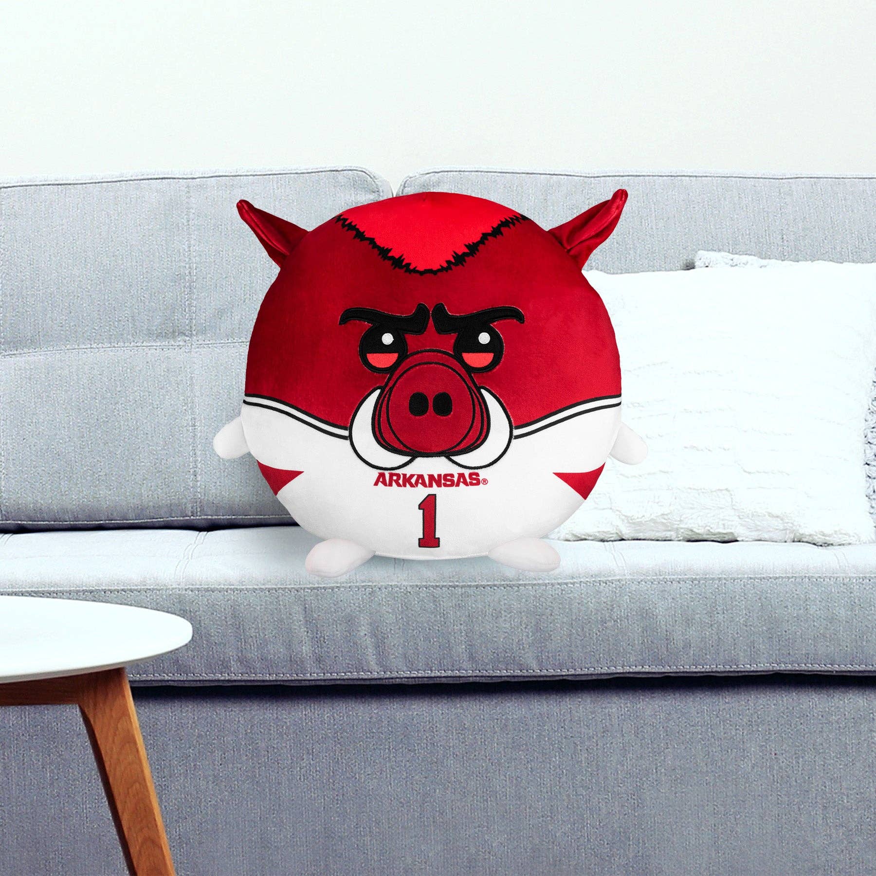 Uncanny Brands - Wholesale Stuffed/Plush Toy - Kids & Baby - Sleep Squad Arkansas Razorbacks Big Red 12" Mascot Kiri Cloud Plushie6