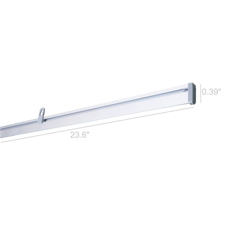 FIXTUREDISPLAYS - Venta al por mayor Letrero - Colgador de Banners y Expositor de Pósteres Económico de Aluminio de 24" 1017054