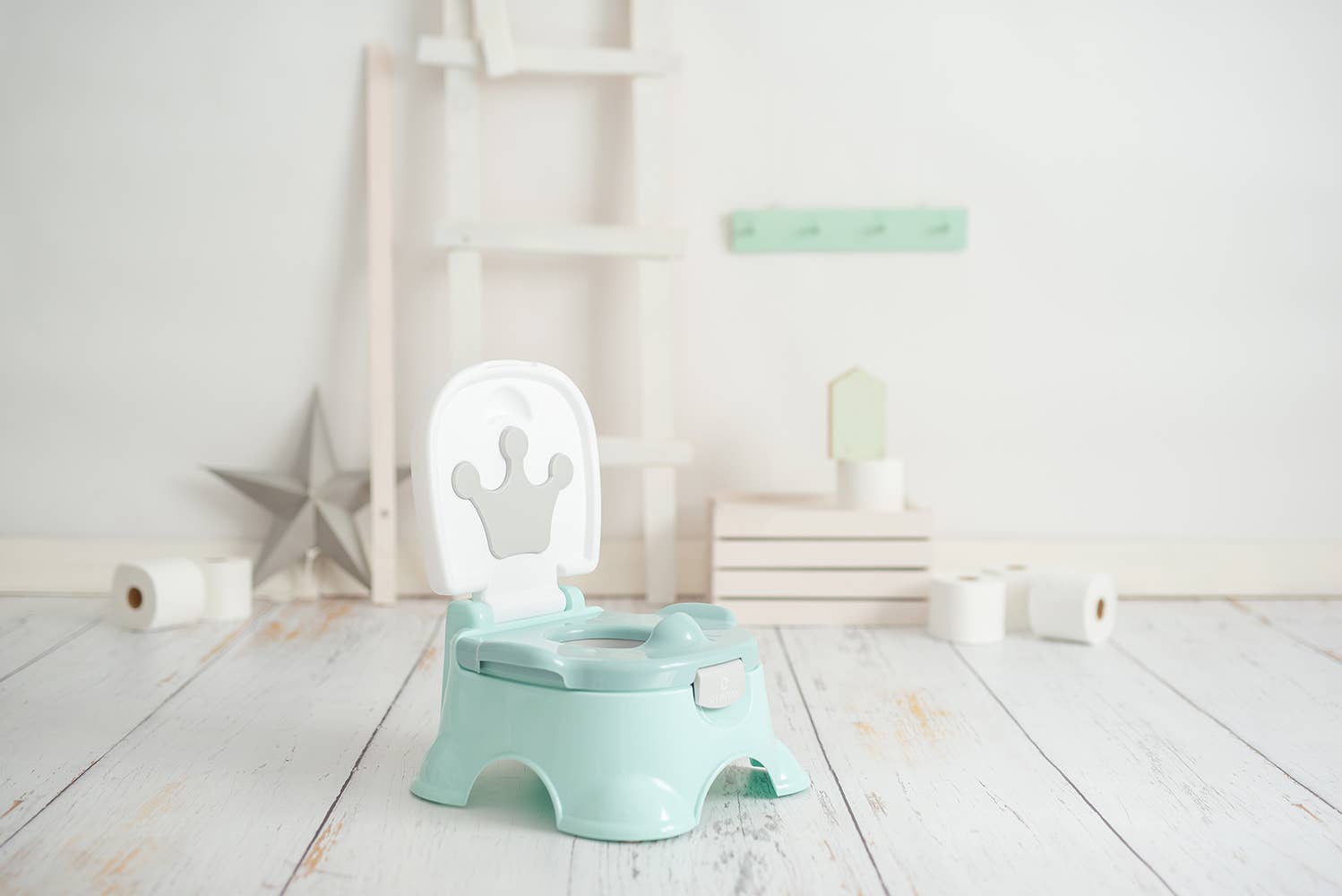 Olmitos S.A – Großhandel Töpfchen-Trainingsstuhl – Kinder-Töpfchen 3-in-1 Corona in hellen Farben16