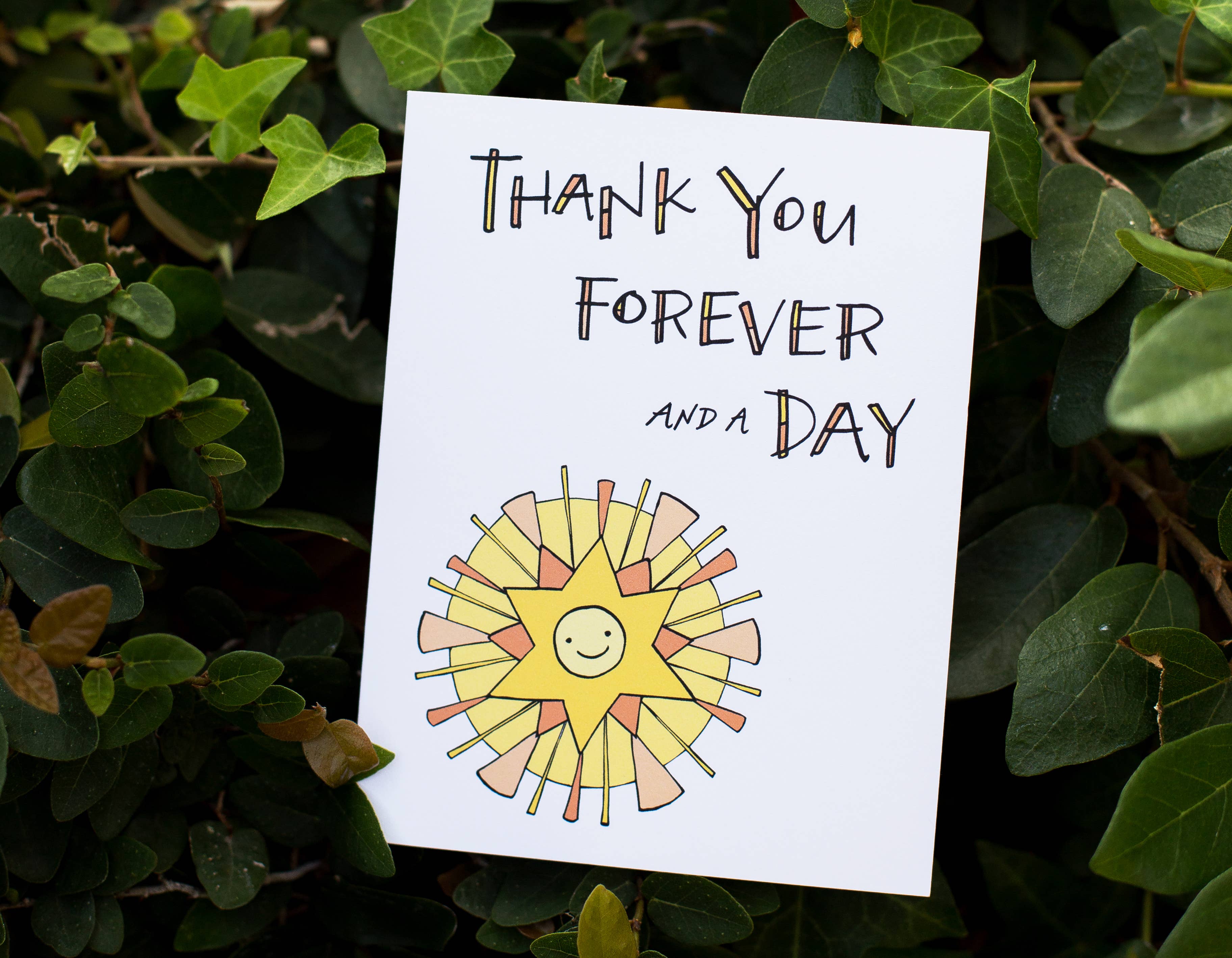 Lacelit | Stationery & Gifts by Kimberly Kuniko - Wholesale Thank You Card - Forever and a Day | Thank You Card3