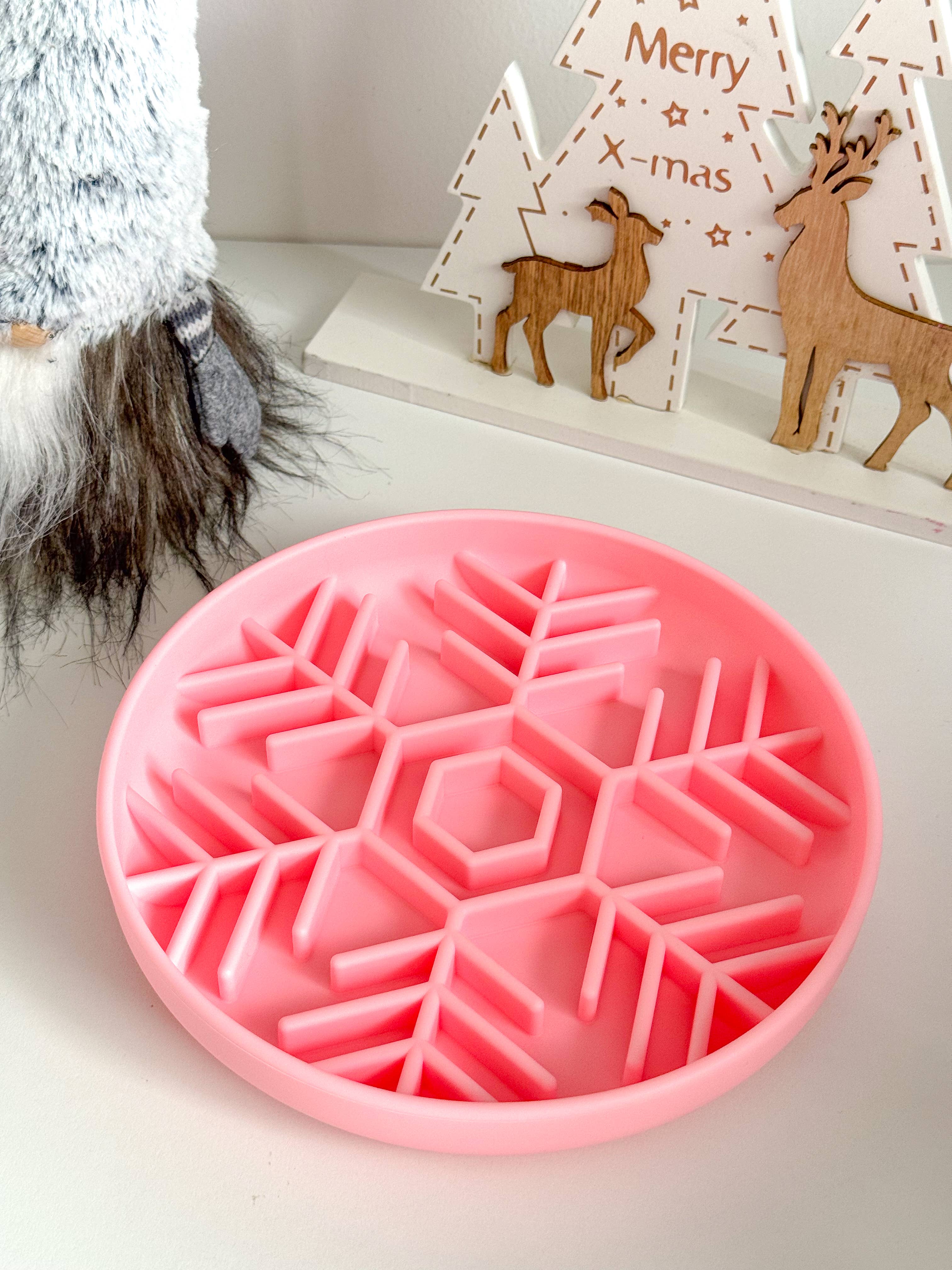 Doggotique - Wholesale Pet Food Mat - Dog - Snow Slow Bowl, sweet mat winter, feeding mat7