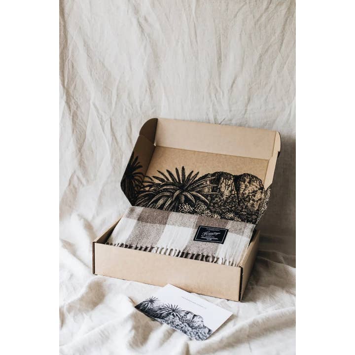 The Grampians Goods Co. - Vendita all'ingrosso Plaid - Coperta Heritage Tartan in lana riciclata30