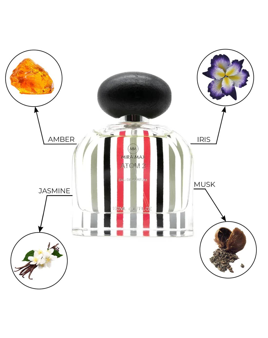 Daspar - Wholesale Perfume/Eau de Toilette - MIRA 24HOURS PERFUME ATOM 2 FOR UNISEX EDP 3.4 OZ2