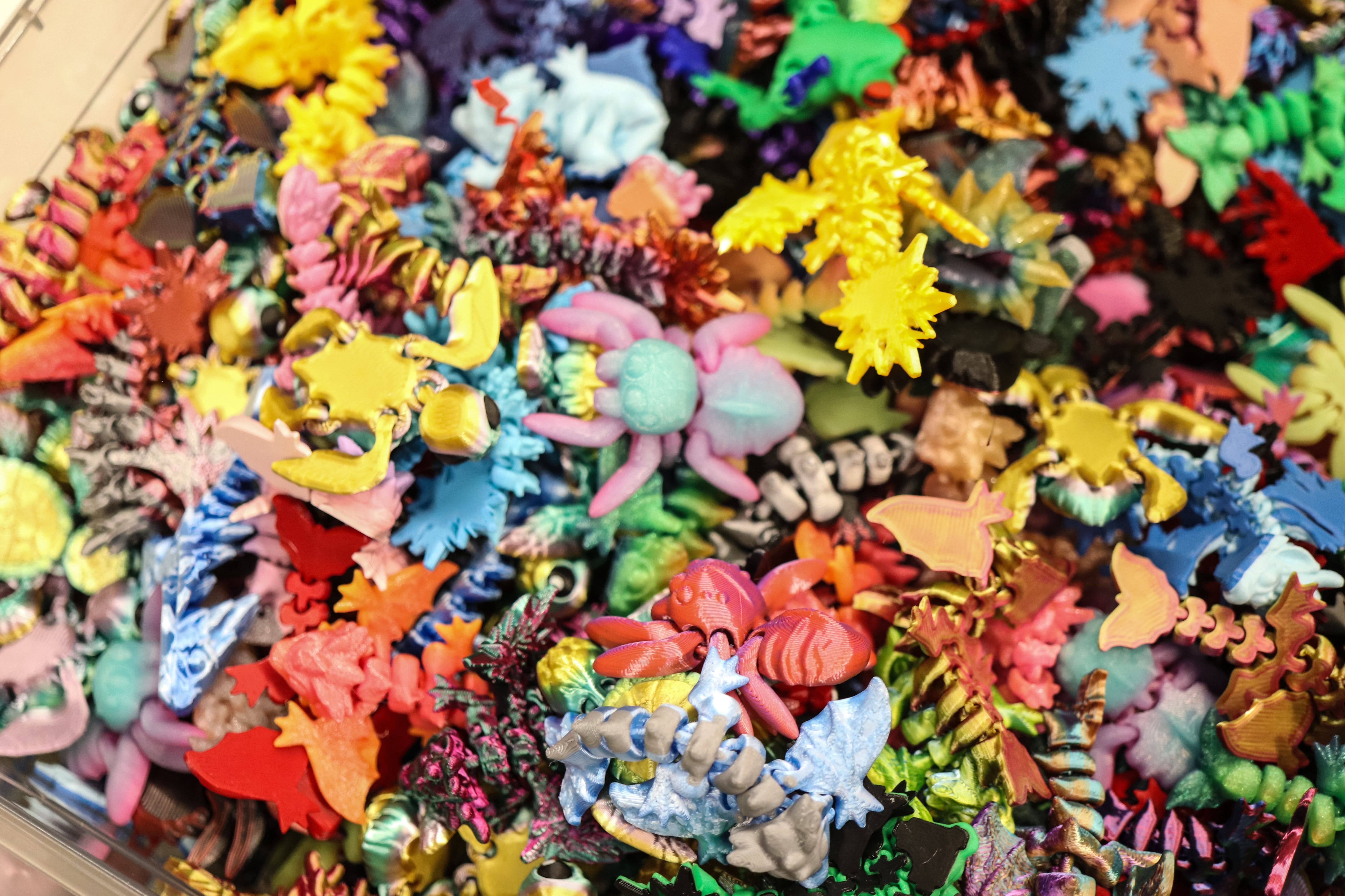 Ruby’s dragons - Wholesale Fidget Toy - Kids - 2" 3D Printed Critters – Assorted Styles6