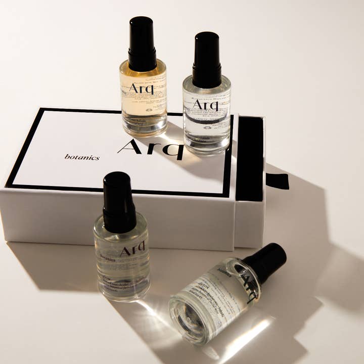 Botanisk Ansigtsmist Kollektion – Fugtgivende, Beroligende & Opfriskende for engroshandel hos Arq Botanics