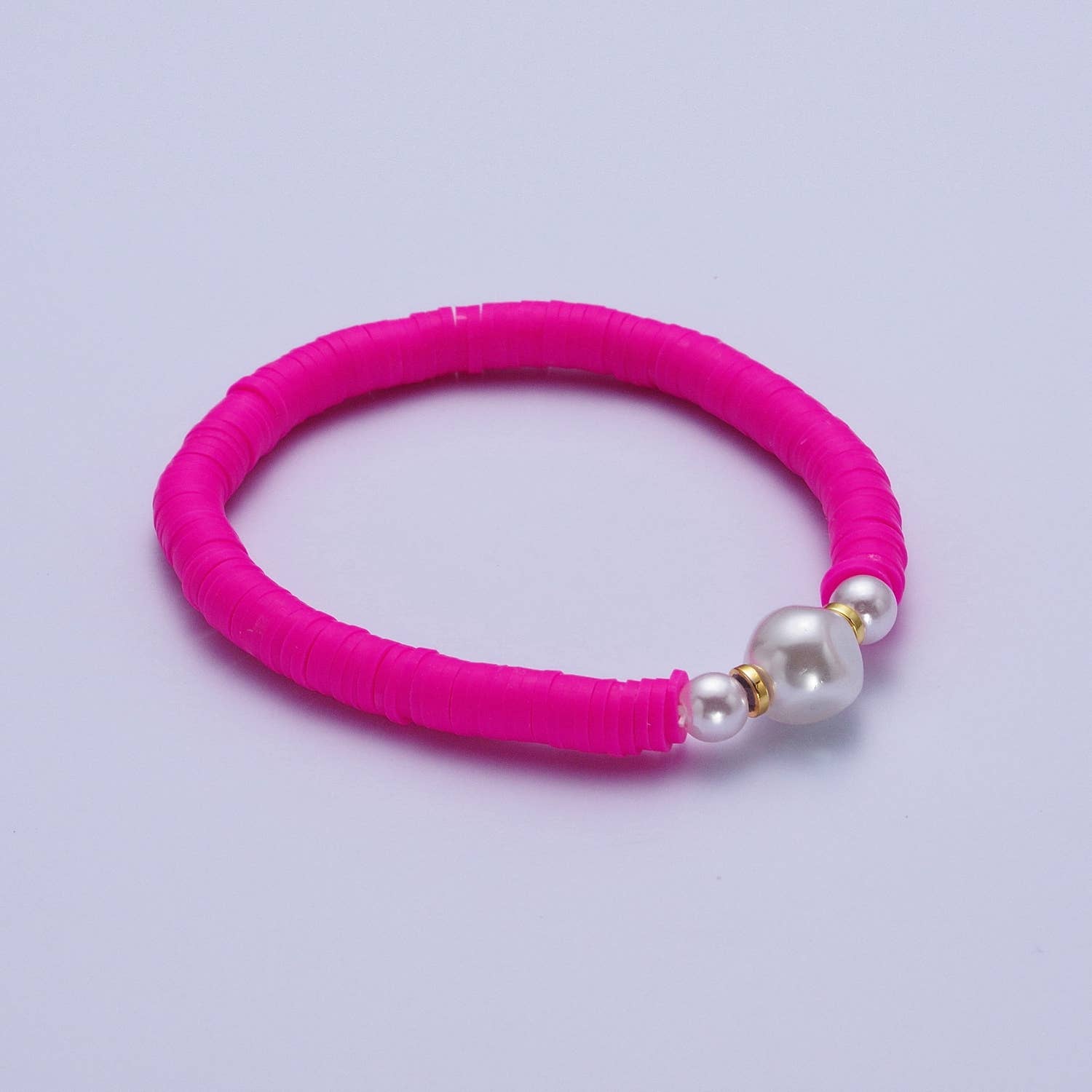 Aim Eternal - Wholesale Beaded Bracelet - Colorful Surfer Bracelet Heishi Pearl Handmade Beads brct12815