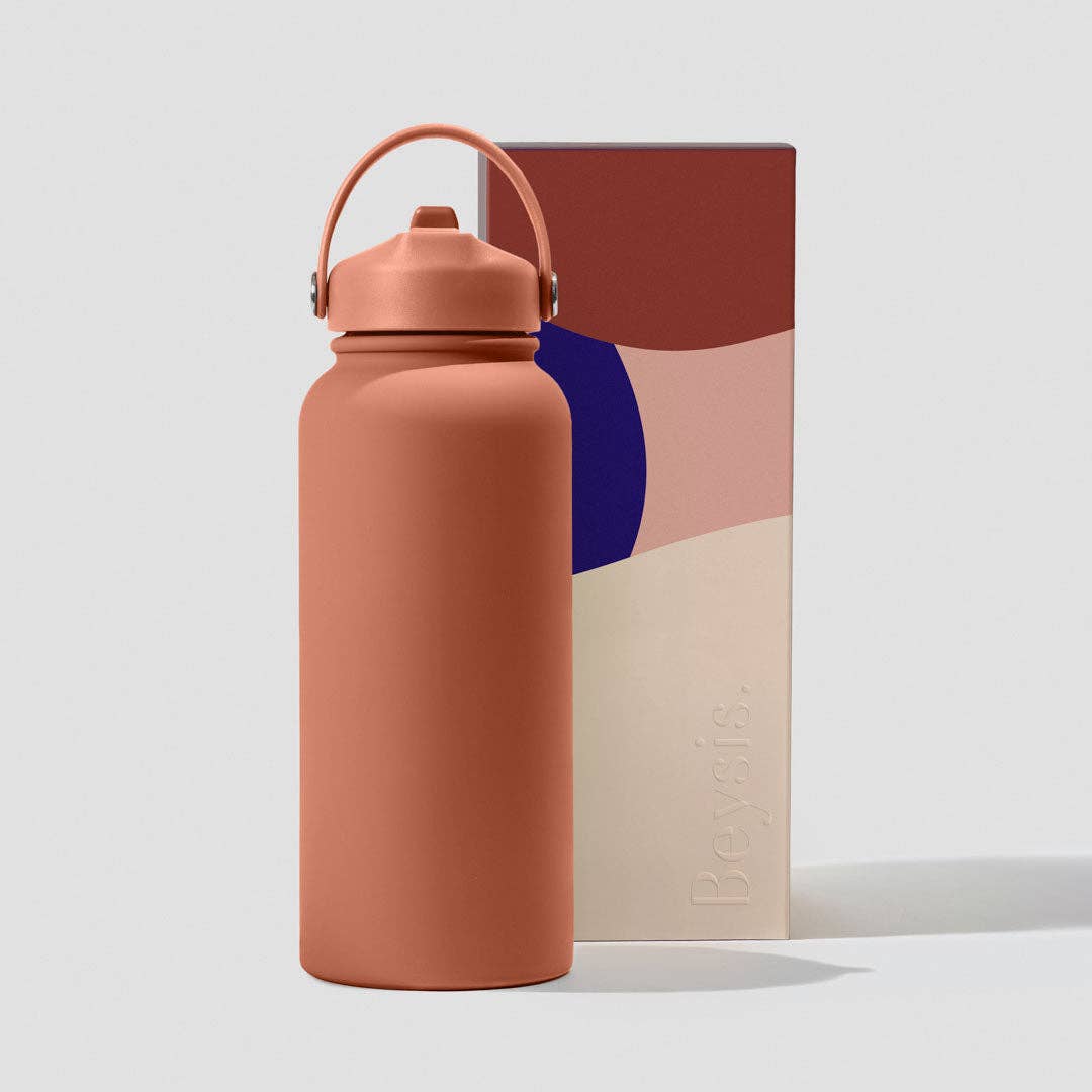 Beysis – wholesale Vattenflaska – 30,5 oz / 900 ml flaska med sugrör19