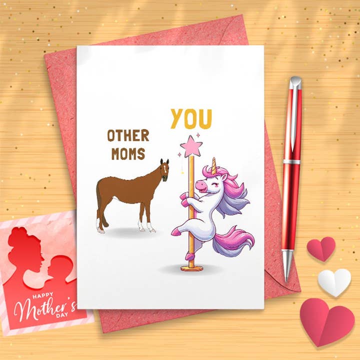 Hilarious Mother's Day Card from Daughter, Inappropriate for wholesale by VenusArtsShop