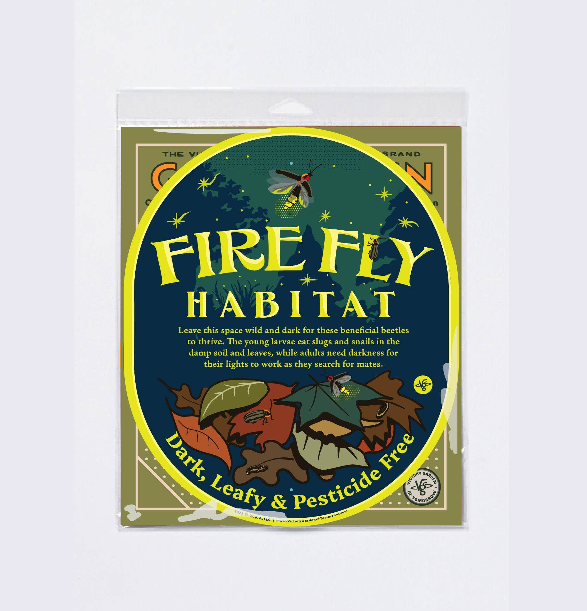 Wirtheim Poster Arts LLC - Wholesale Outdoor Sign - Firefly Habitat Sign - Lightening Bugs for Yard and Garden