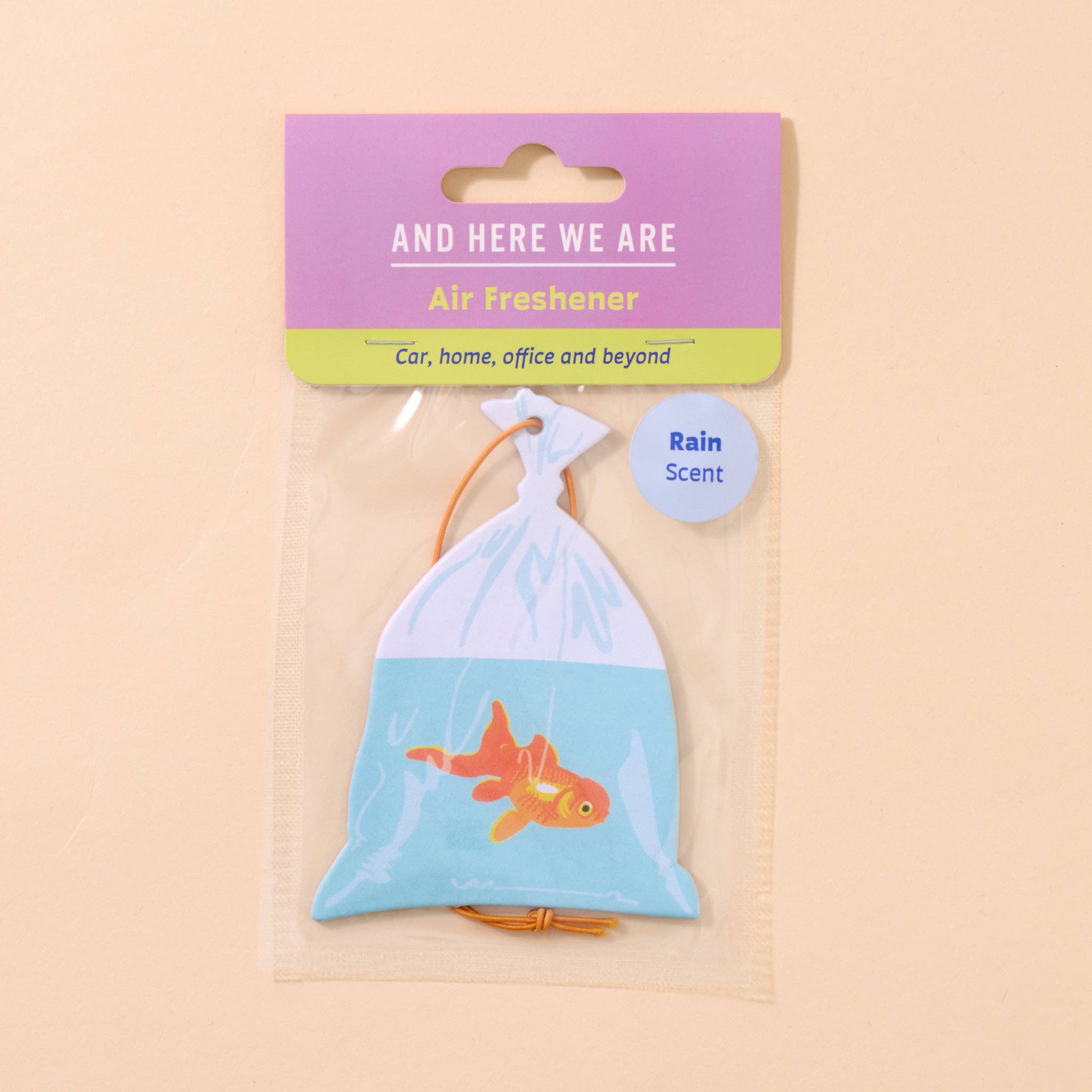 And Here We Are - Wholesale Air Freshener - Goldfish in a Bag Air Freshener - Rain Scent - Summer, County Fair, Pet, Fish - Stocking stuffer, Holiday, Gift Guide2