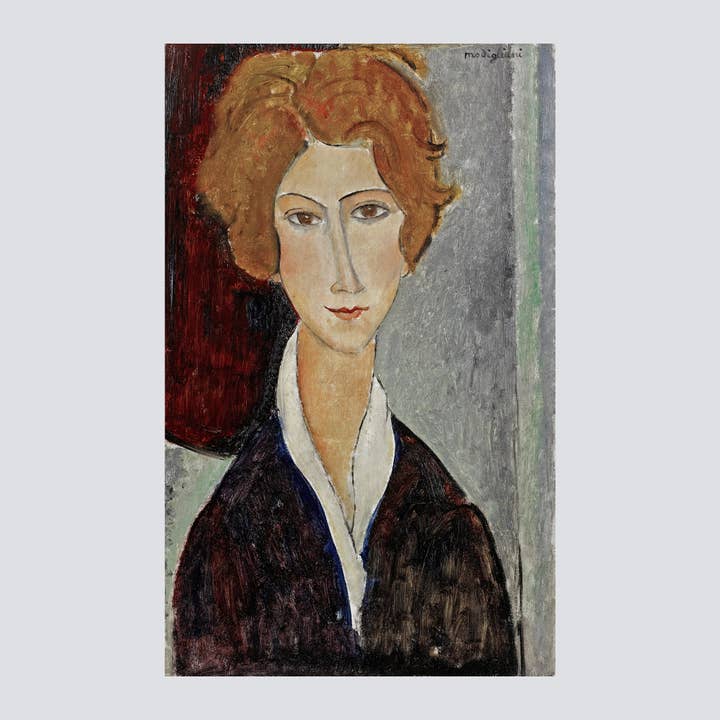 Portrait de femme (circa 1917-1918) Fine Art Print for wholesale by Milisima Studio