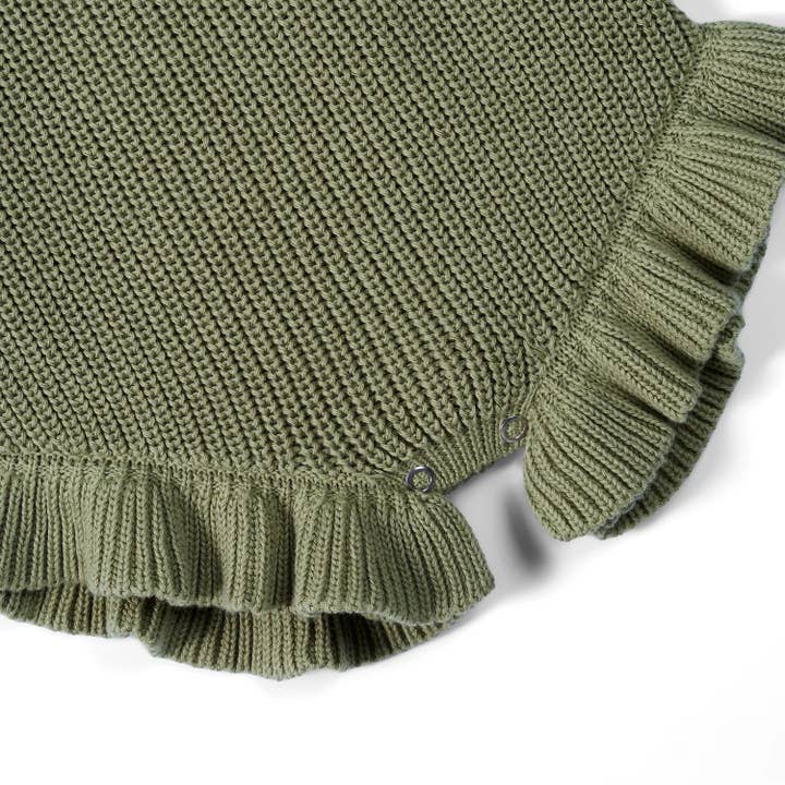 SwaddleAn - Wholesale Romper - Kids - 100% Cotton Ruffle Baby Girl Knit Romper 53