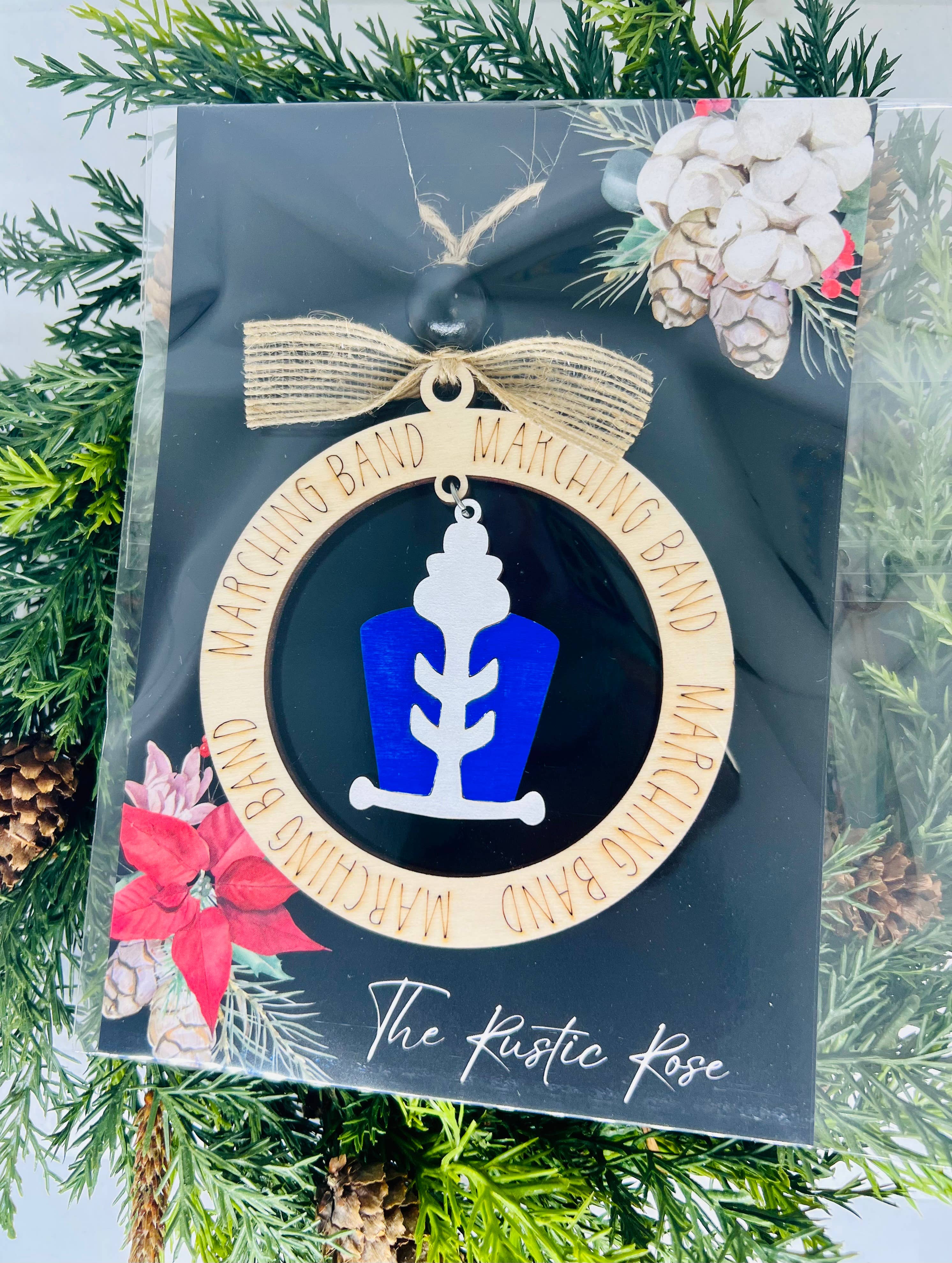 The Rustic Rose, LLC - Wholesale Ornament - Marching Band Ornament0