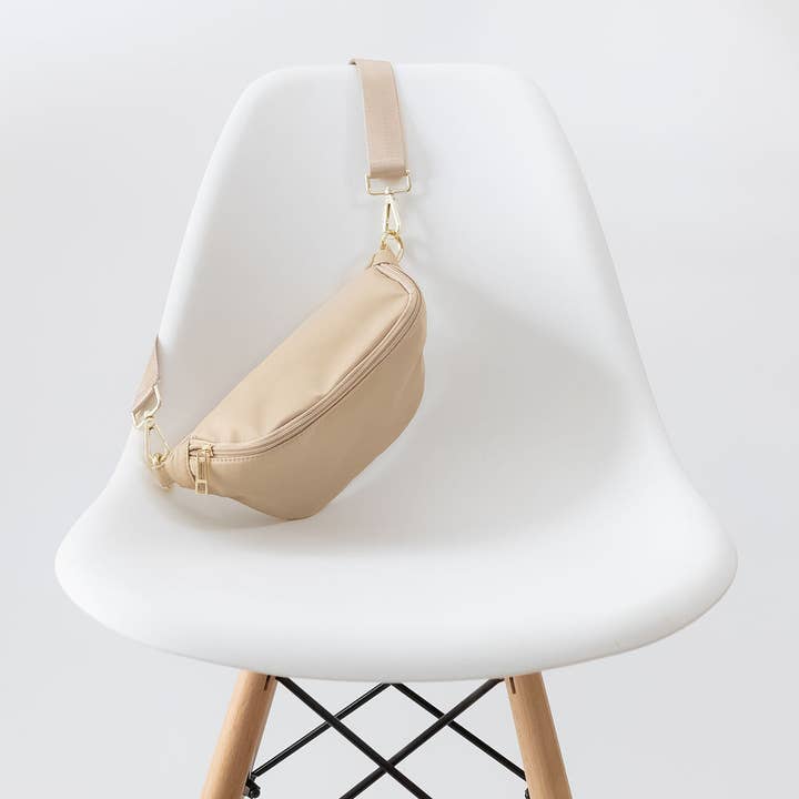 Thomas and Lee Company - Vente Sac ceinture – femme - Sac banane en nylon coloré Hannah avec sangle11