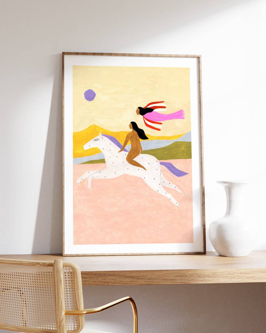 Depeapa - Wholesale Art Print - Illustration art print. Wall art home decor. Women print1