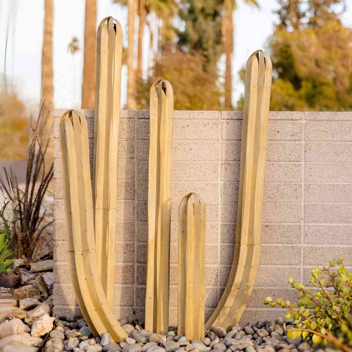 Desert Steel - Vente Plantes artificielles - 5 Pièces de Cactus Mexicain1
