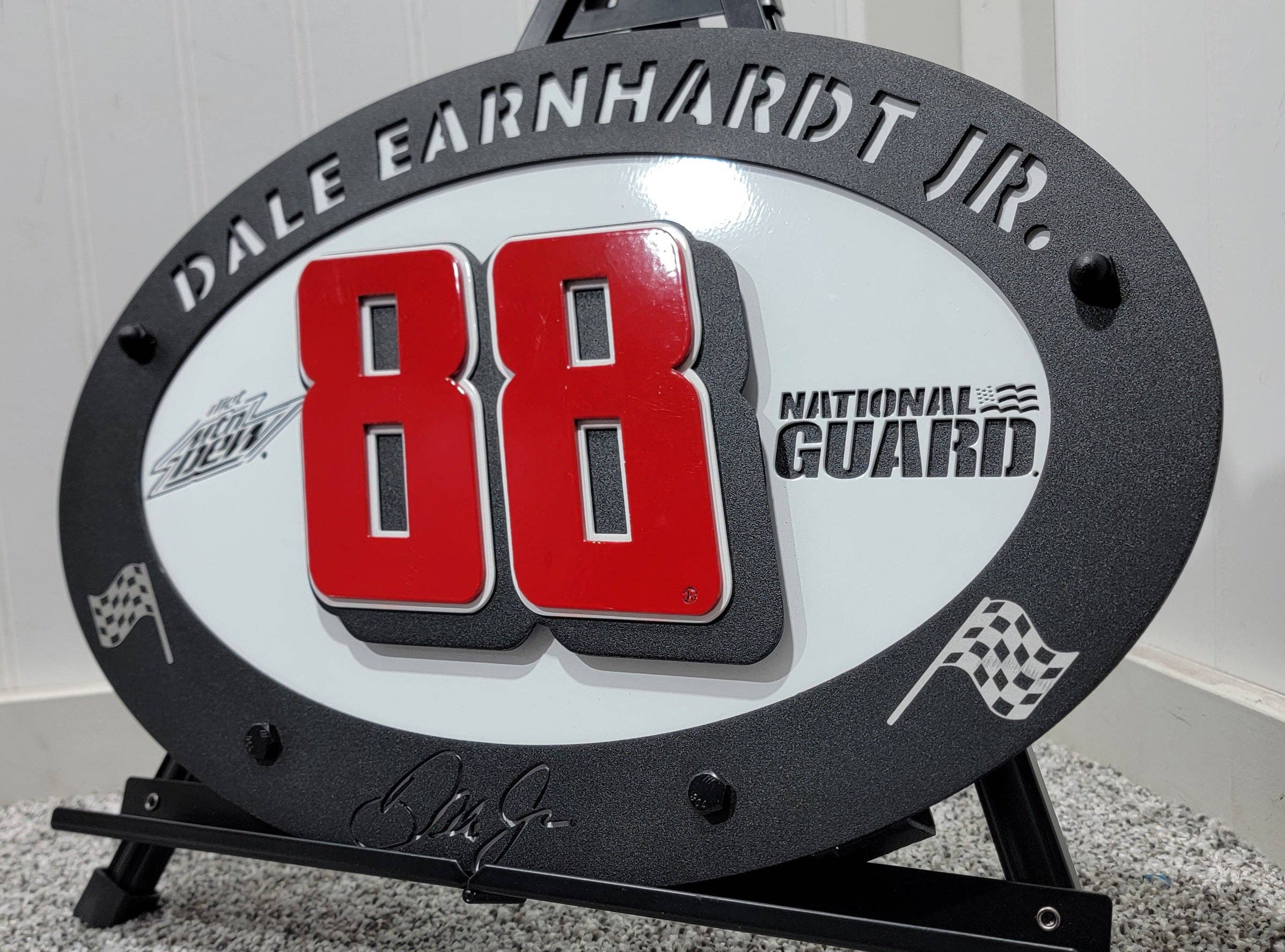 Premier Metal Art - Wholesale Sign - Dale Earnhardt Jr. #88 Oval 3D Premier Metal Diecast Display7
