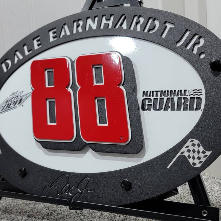 Premier Metal Art - Wholesale Sign - Dale Earnhardt Jr. #88 Oval 3D Premier Metal Diecast Display7
