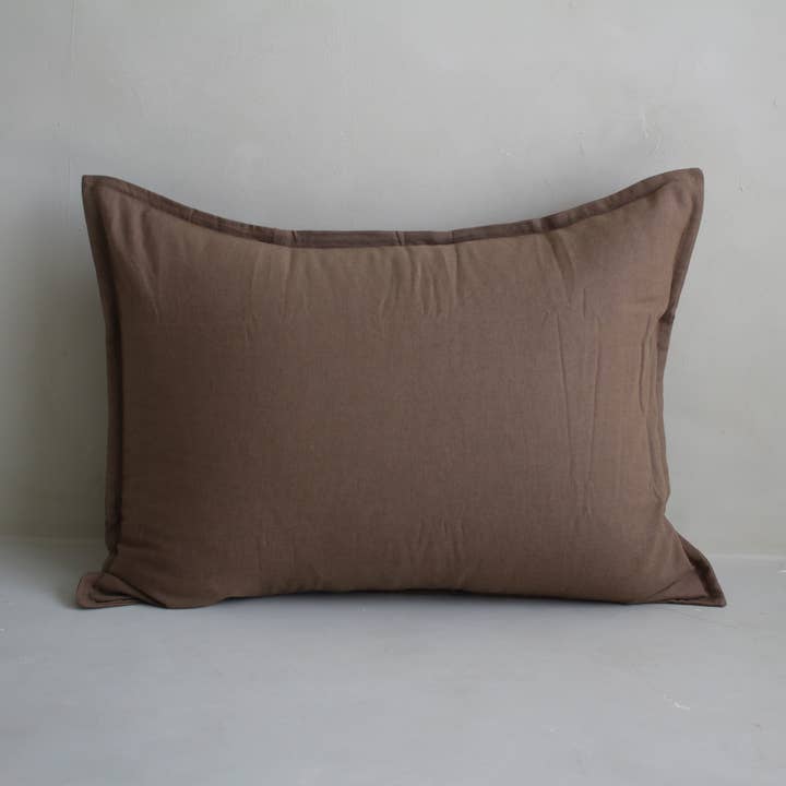 The Duo Sham Set- Macchiato for wholesale by PJ Society