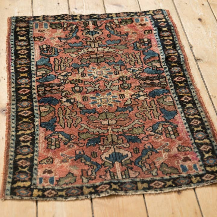 Old New House - Wholesale Area Rug - 2x2.5 Antique Lilihan Square Rug Mat