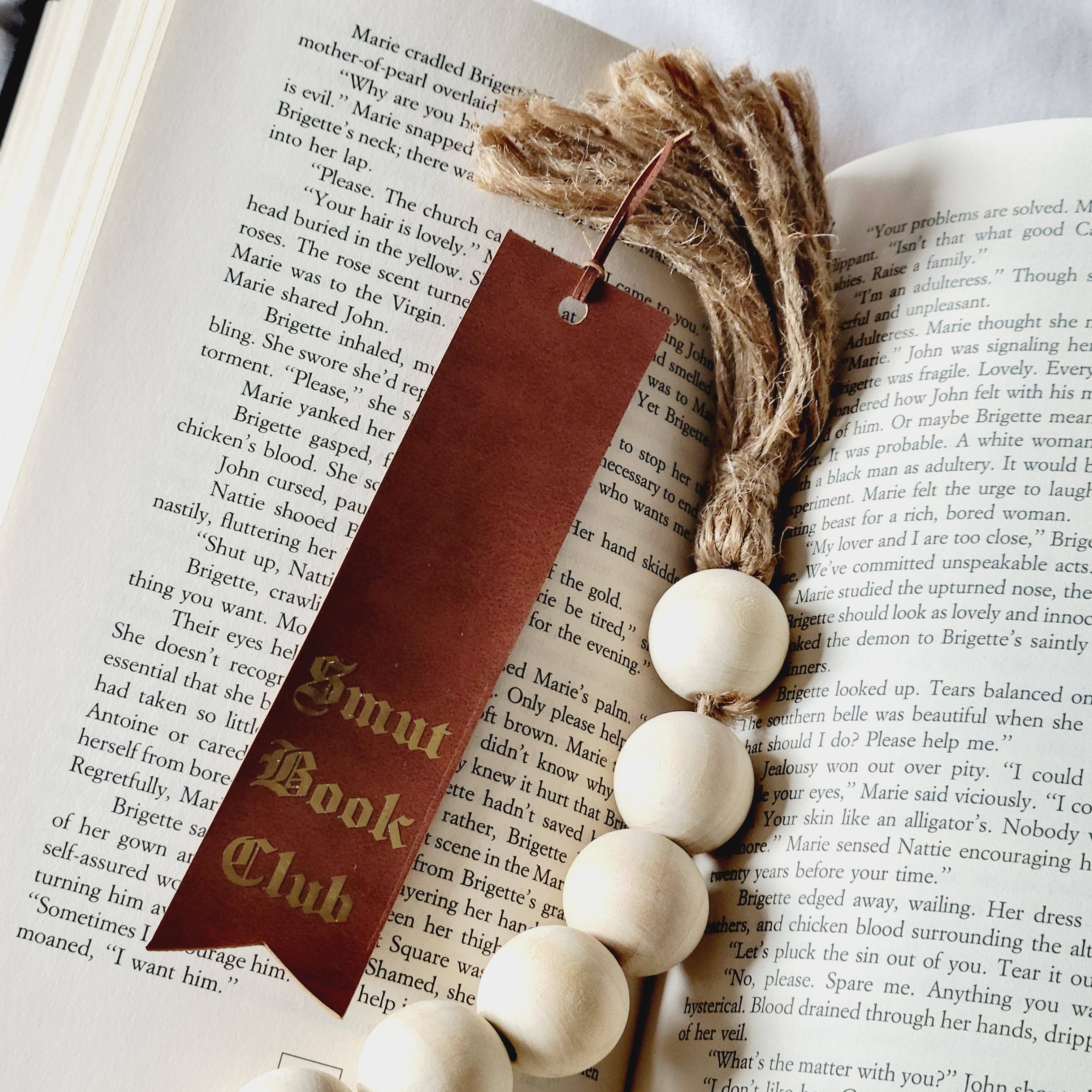 Bookish Heaux - Wholesale Bookmark - Smut Book Club Faux Suede Bookmark5