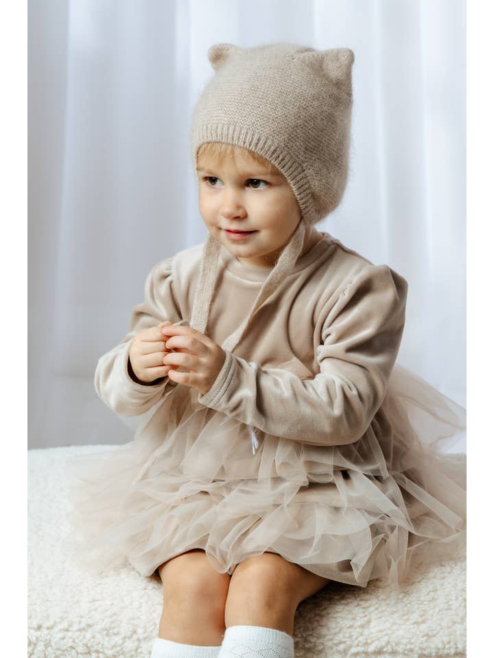 JAMIKS - Wholesale Dress - Baby - Velour and Tulle Dress Adel3