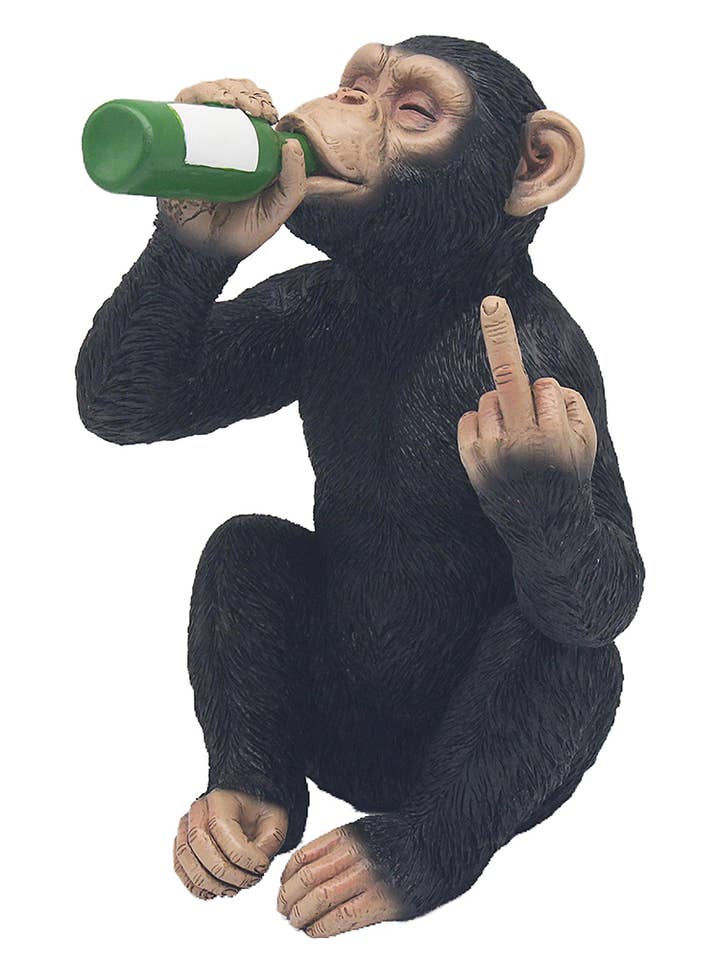 LP75035 Drinking Cheeky Monkey for wholesale by David Fischhoff Ltd