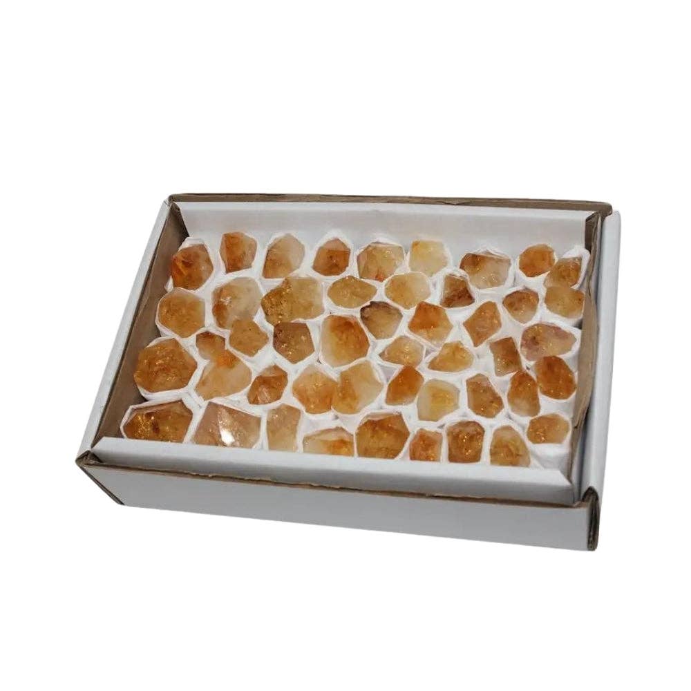 Earths Elements Wholesale - Vente Pierre et cristal de spiritualité - Citrine Point Plat1