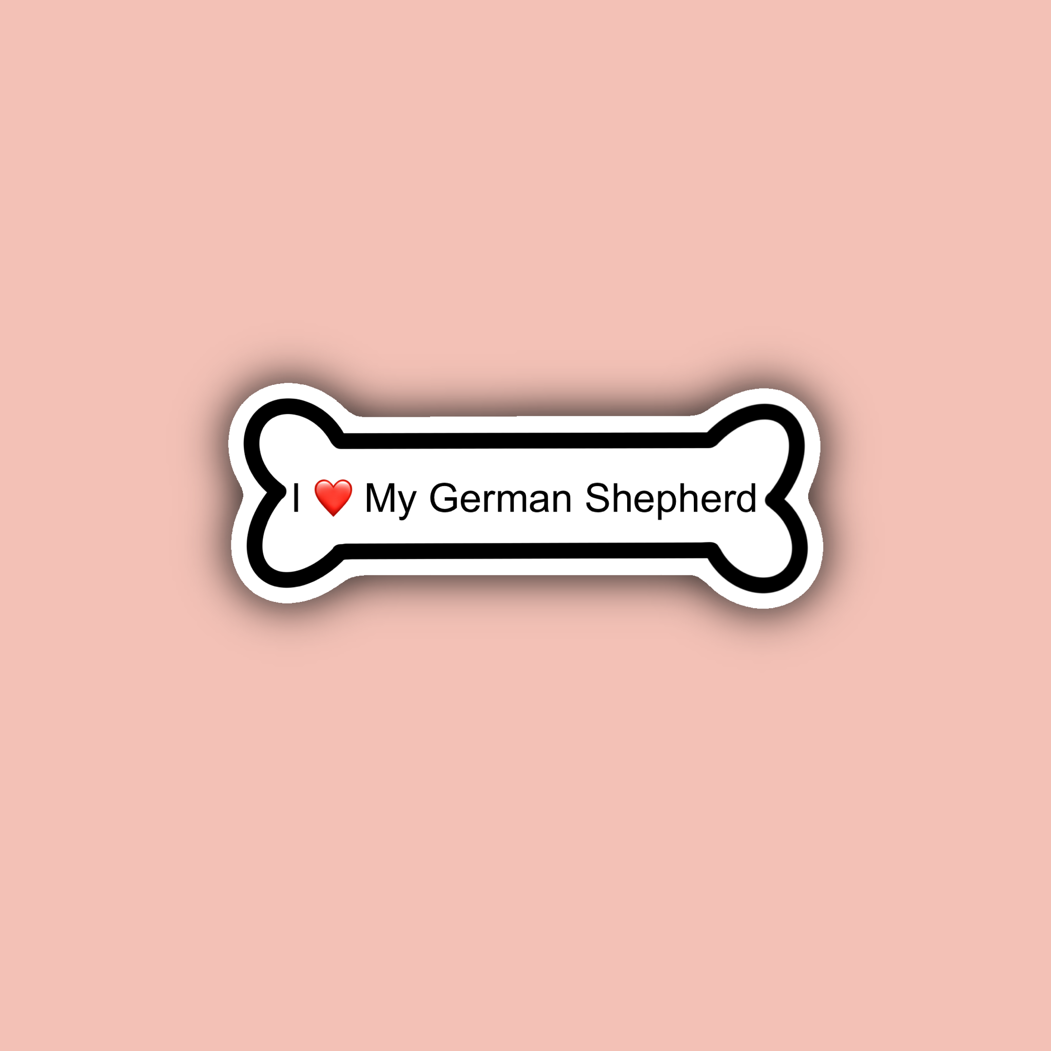 Delmarva Stickers - Wholesale Sticker - German Shepherd Sticker Pack - 4 Waterproof Sticker3