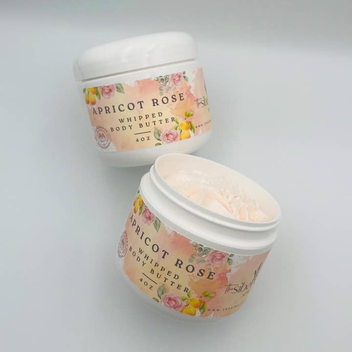 Apricot Rose Whipped Body Butter for wholesale by The Siberian Spa