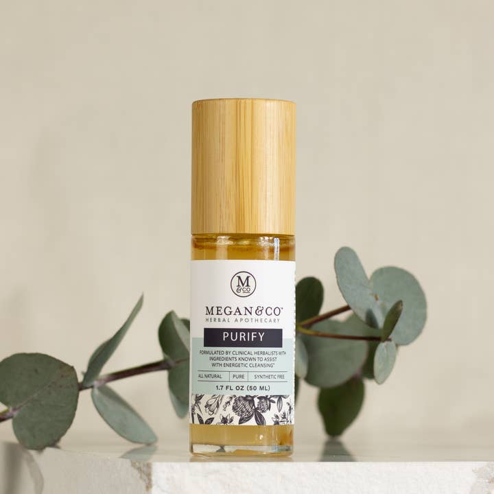 MEGAN & CO. Herbal Apothecary - Wholesale Room & Linen Spray - Purify Spritzer (50mL) — Energetic Cleansing & Renewal