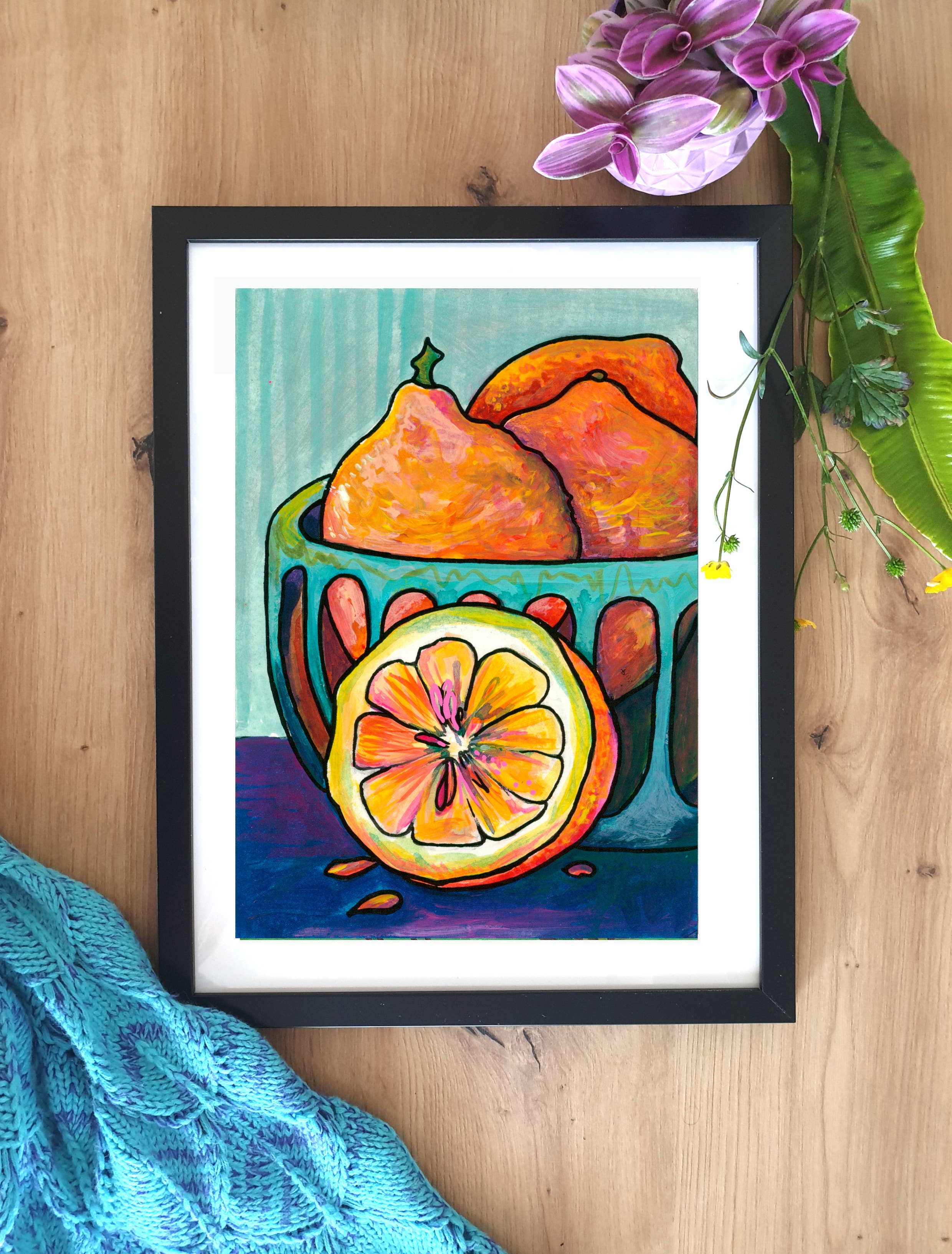 Plant Based Paintings - Wholesale Art Print - Lemons - Art Print