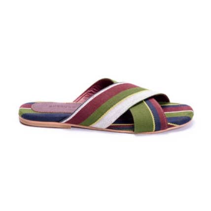 The Nene Cross Slippers for wholesale by Shekudo