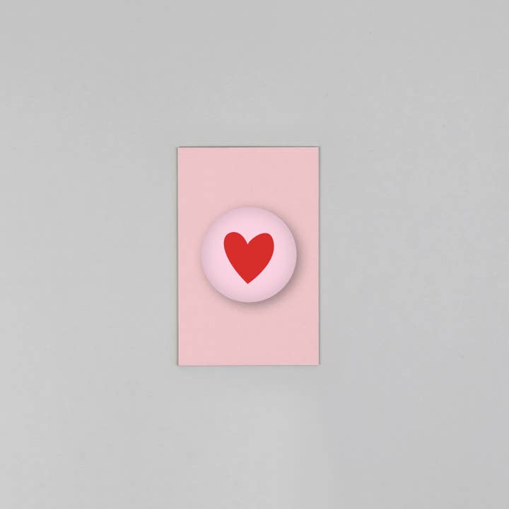 Mini Set Magneet met Ansichtkaart Vivi+Hart voor wholesale door Kunst an Papier