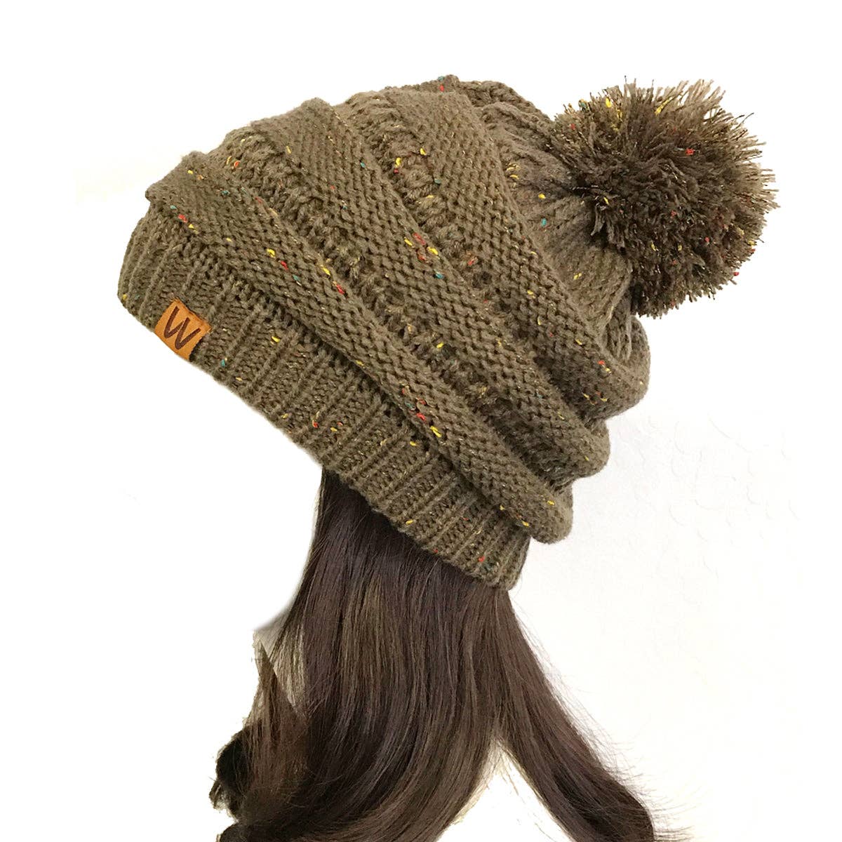 Wrapables.com - Wholesale Beanie - Women's - Wrapables Warm Knit Confetti Beanie with Pom Pom8