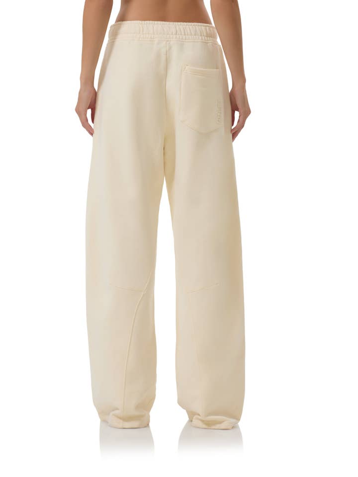 Finely Straight Leg Sweatpant - Vintage White for wholesale on Faire5