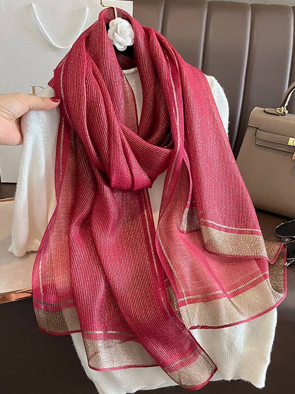 VividLux - Wholesale Scarf - Women's - Keep Warm See-Through Shawl&Scarf12
