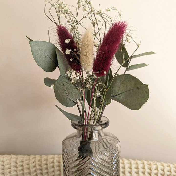 Maison Oline – Flores secas/prensadas por atacado – Pretty Prunelle — Pequeno buquê de flores naturais secas2