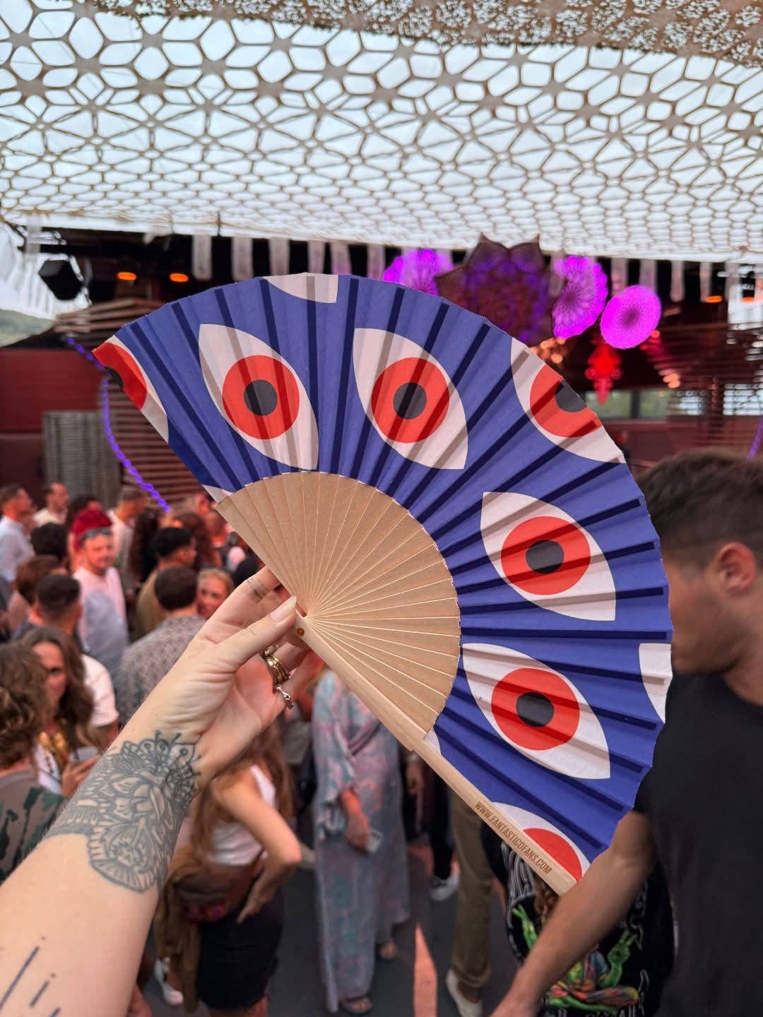 Fantastico Fans – wholesale Tillbehör – All Seeing Eye handfläkt 23 cm2