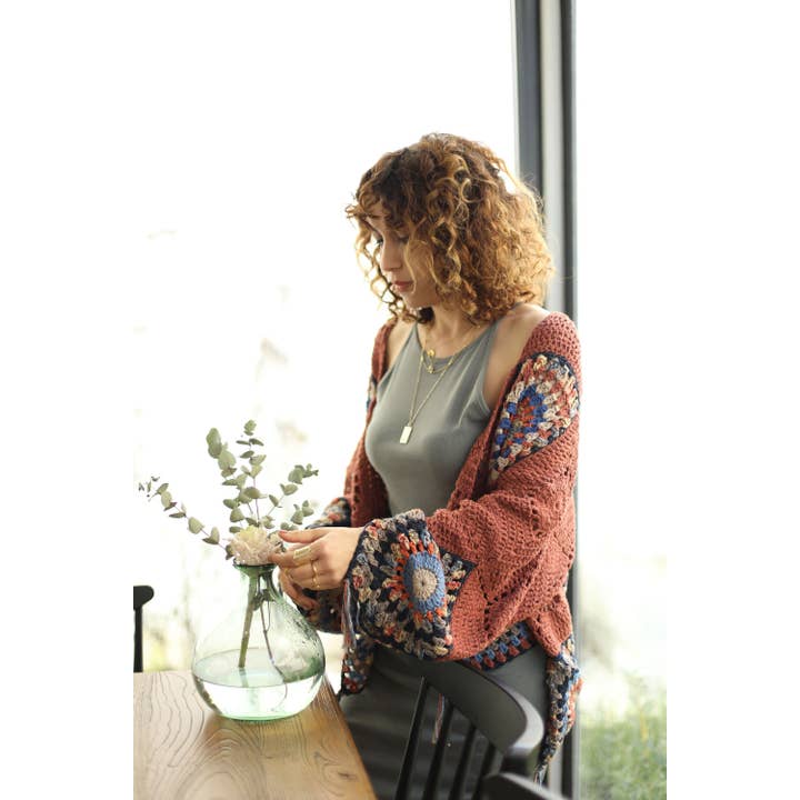 miglo - Wholesale Cardigan - Women's - Cardigan, Bohemian, Hippie, Woman, Terracotta, Khaki, Cool,